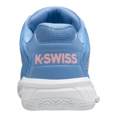 K-Swiss Women's Hypercourt Express 2 HB Tennis Shoes Silver Blue -Tecnifibre shop SWKS27773WExpress2HBBlue P4